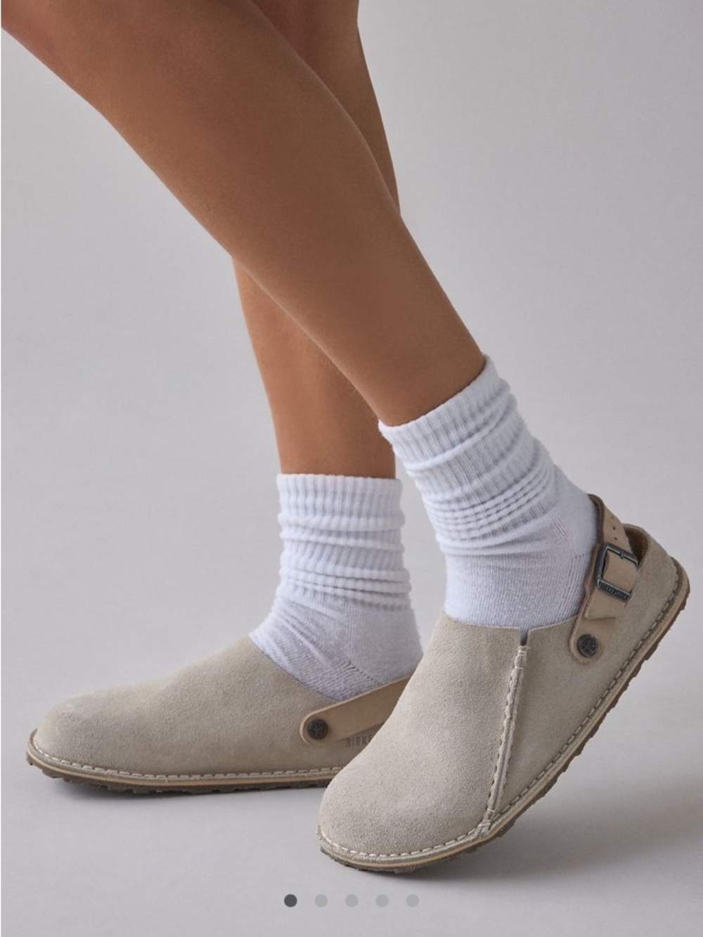 New Birkenstock Women's Lutry Suede Premium Clogs